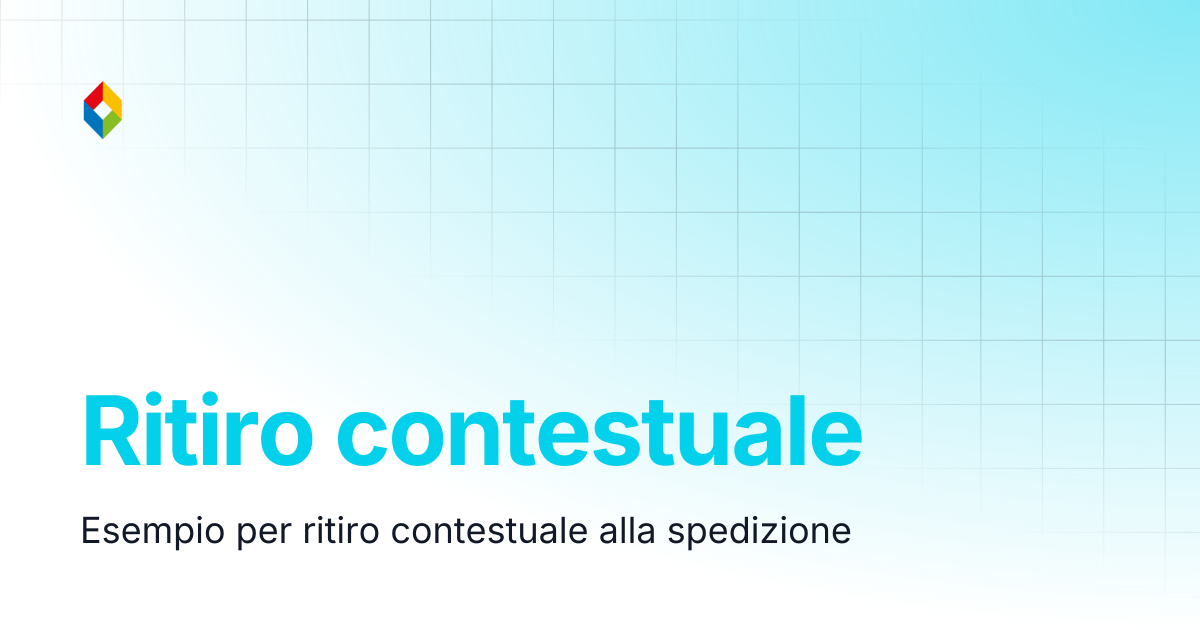 Ritiro contestuale | API Documentation